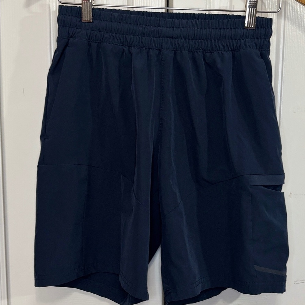 Apana Men's Dark Blue Athletic Shorts